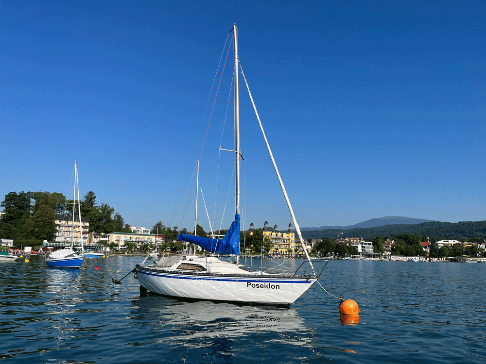 segelboot am wörthersee